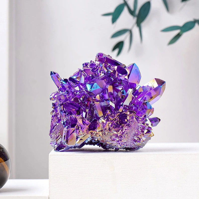 Natural Crystal Cluster Ornament