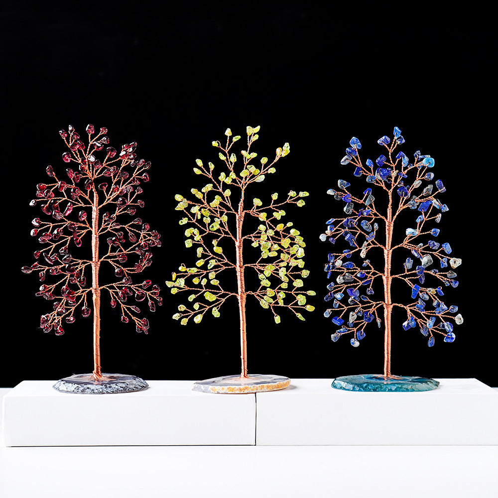 Natural Crystal Life Tree ornament - TerraDharma