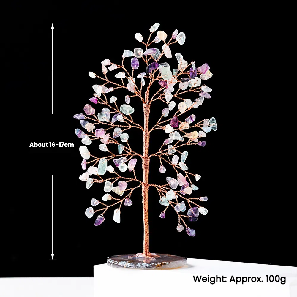 Natural Crystal Life Tree ornament - TerraDharma