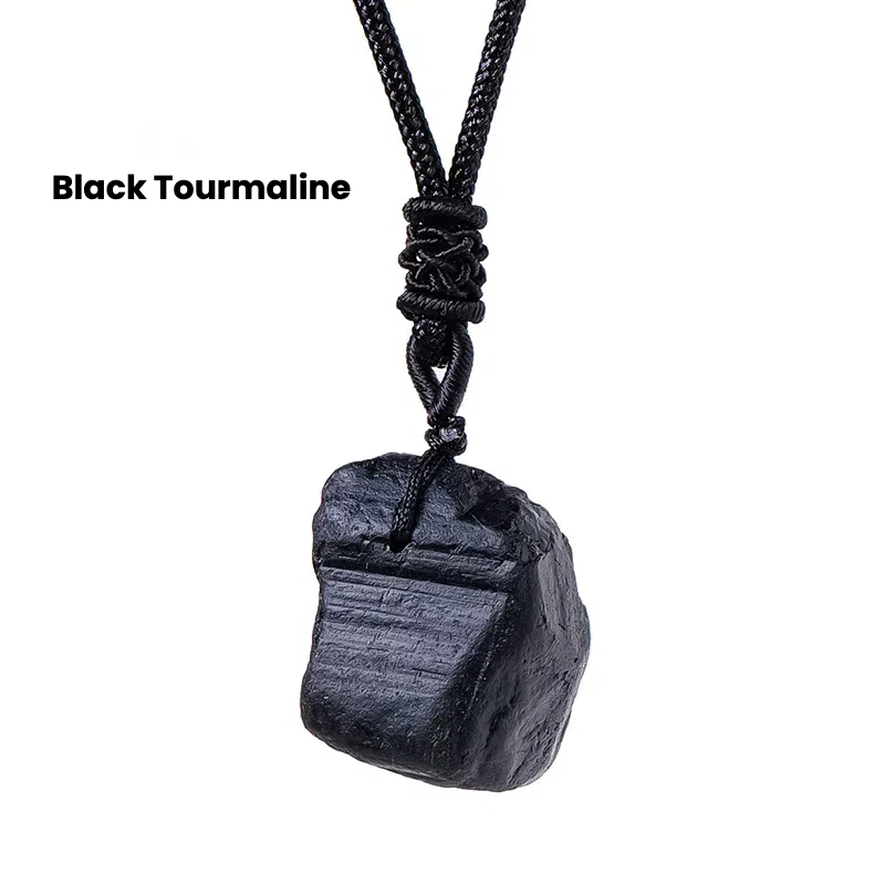 Natural crystal rough stone pendant - TerraDharma