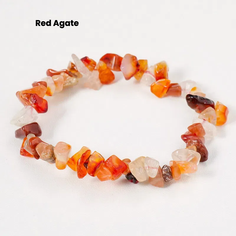 Natural crystal crushed stone bracelet - TerraDharma