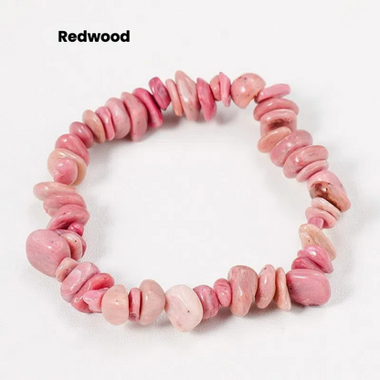 Natural crystal crushed stone bracelet - TerraDharma