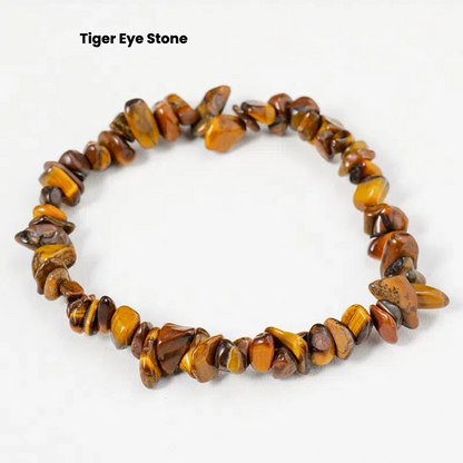 Natural crystal crushed stone bracelet - TerraDharma