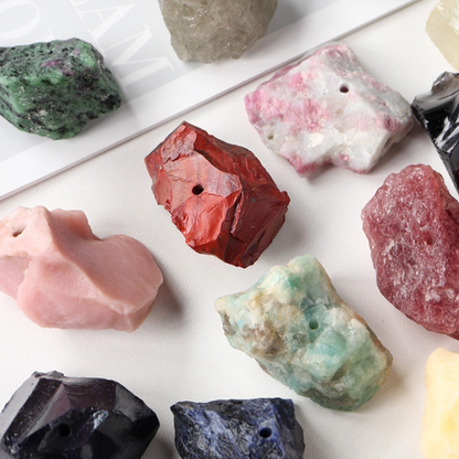 Natural Crystal Raw Stone Incense Holder