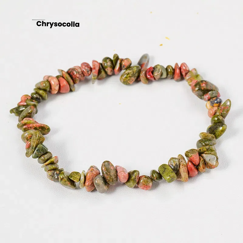 Natural crystal crushed stone bracelet - TerraDharma