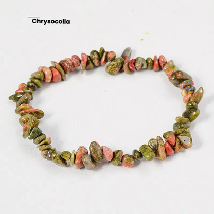 Natural crystal crushed stone bracelet - TerraDharma