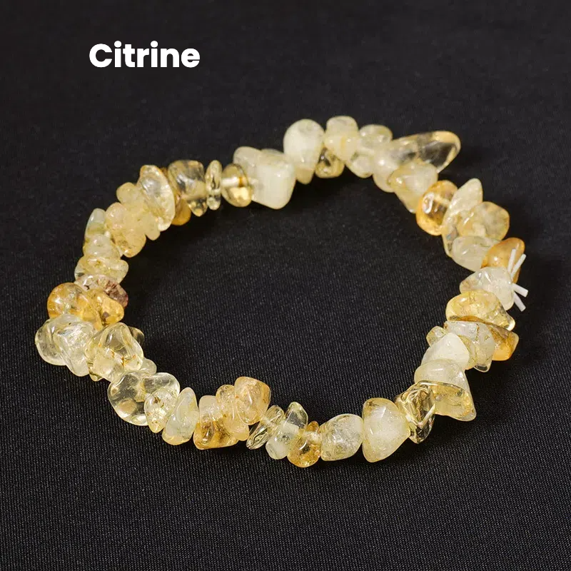 Natural crystal crushed stone bracelet - TerraDharma