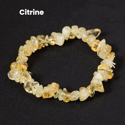 Natural crystal crushed stone bracelet - TerraDharma