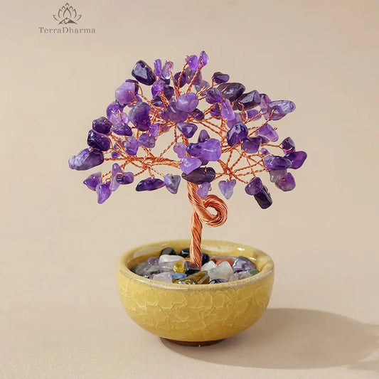 Calming Spirit - Amethyst Feng Shui Tree - TerraDharma