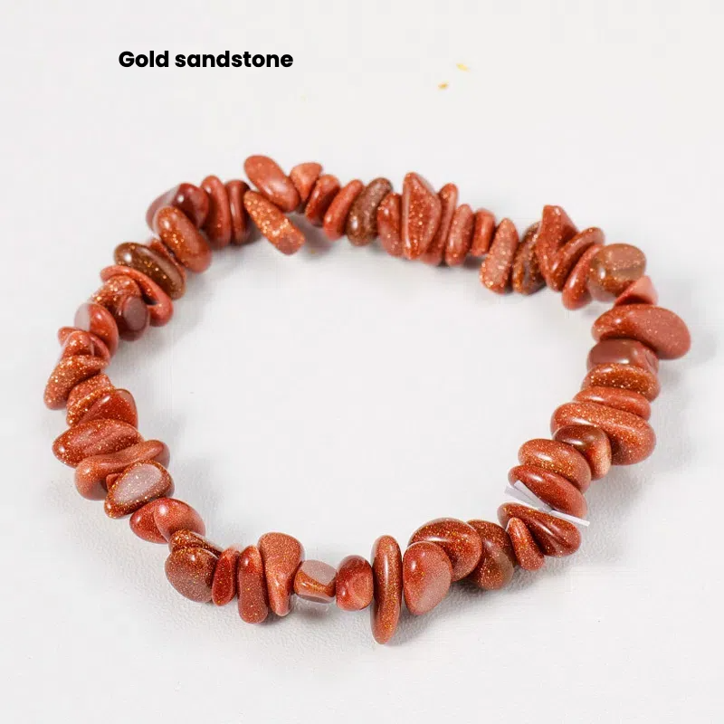 Natural crystal crushed stone bracelet - TerraDharma
