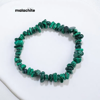 Natural crystal crushed stone bracelet - TerraDharma