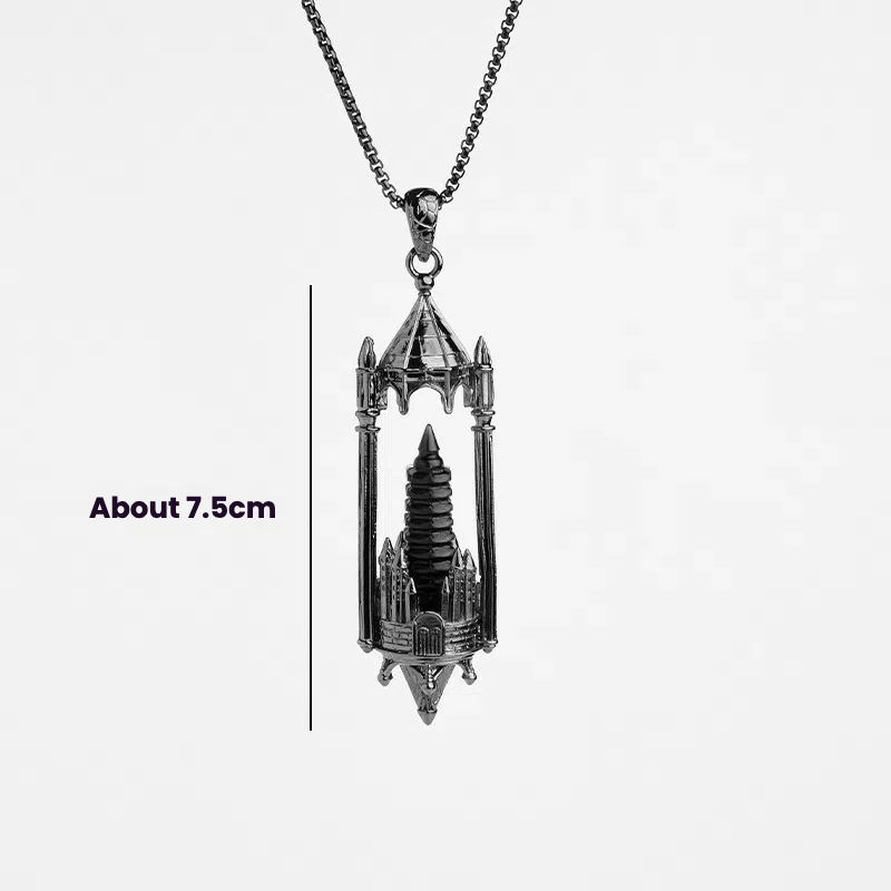 Terra Dharma Natural crystal castle pendant - TerraDharma