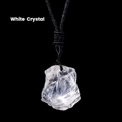 Natural crystal rough stone pendant - TerraDharma