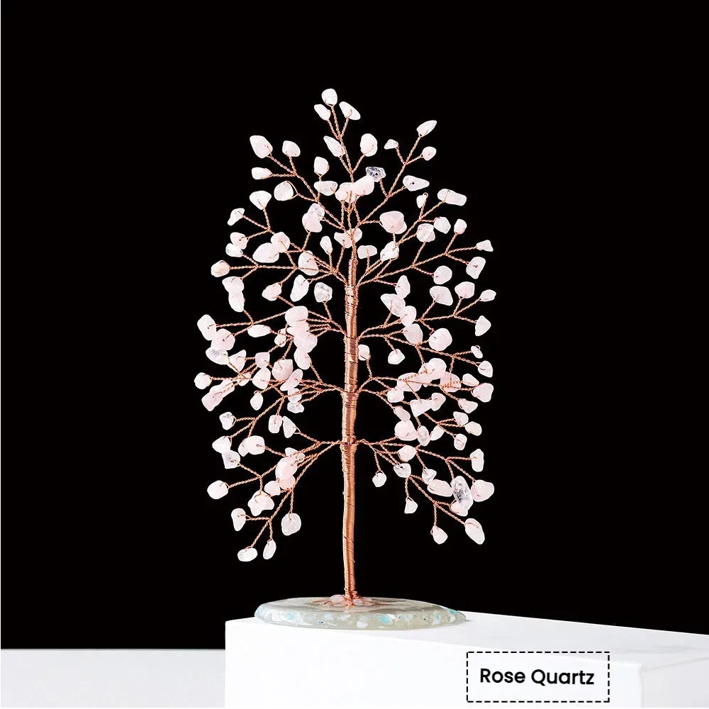 Natural Crystal Life Tree ornament - TerraDharma