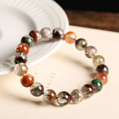 Natural Four Seasons Phantom Crystal Bracelet