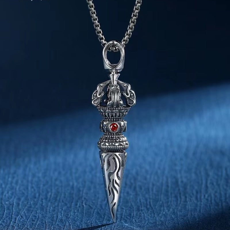 TerraDharma vajra pestle vajry pestle pendant - TerraDharma
