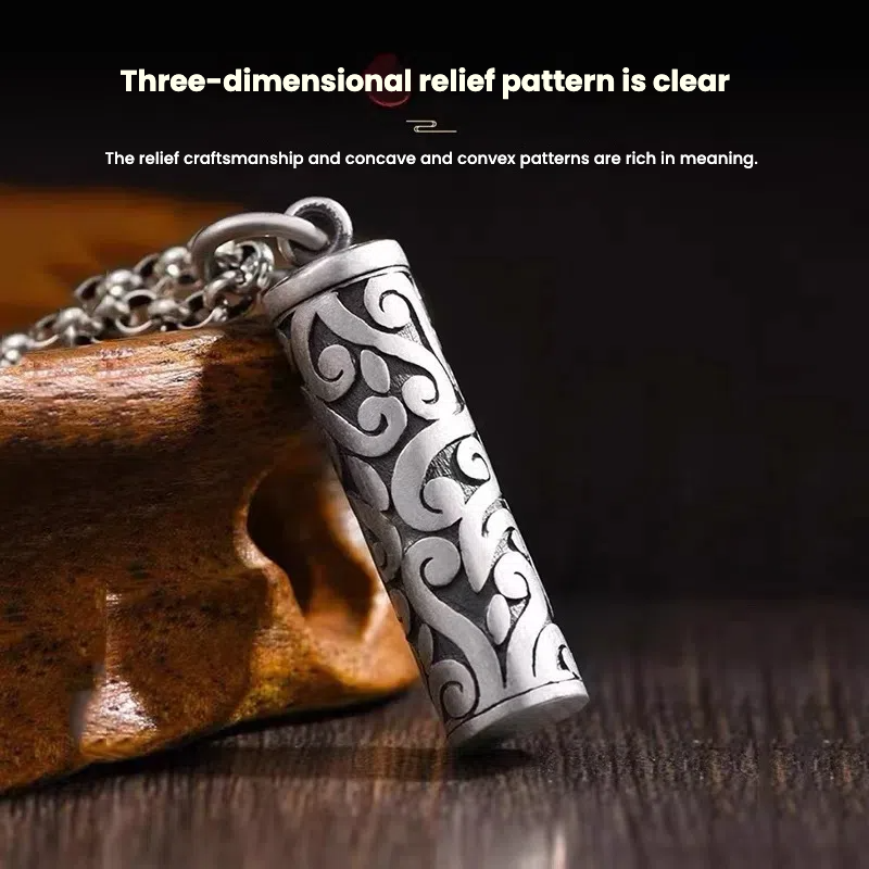 TerraDharma traditional Tibetan Gawu box pendant - TerraDharma