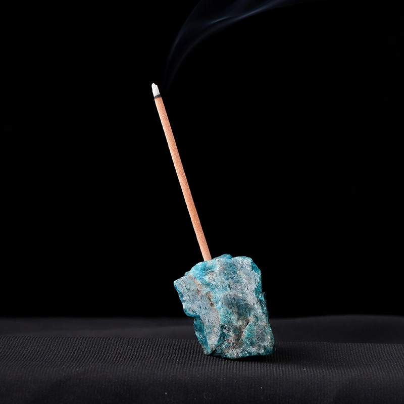 Natural Crystal Raw Stone Incense Holder
