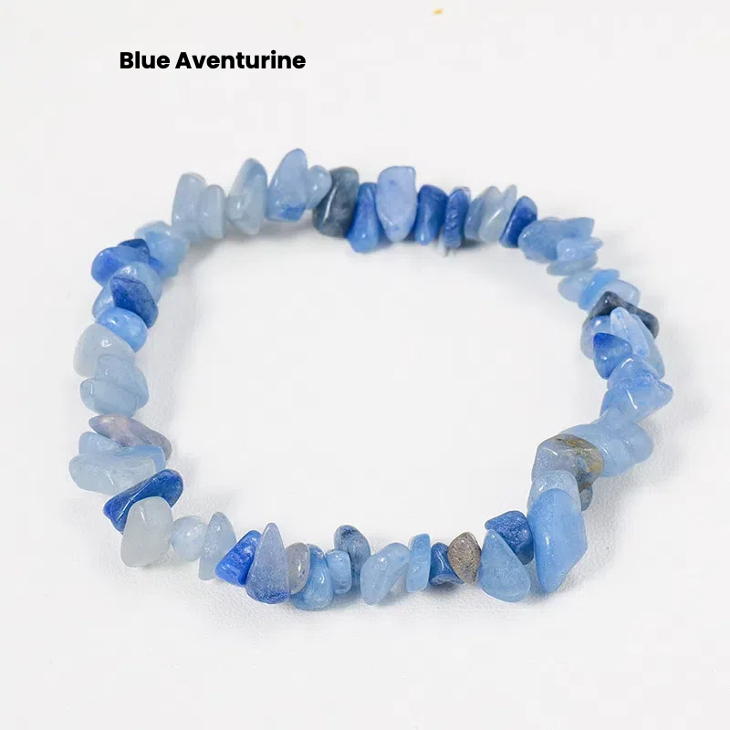 Natural crystal crushed stone bracelet - TerraDharma