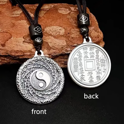 TerraDharma Tai Chi God of Wealth and Mountain Spirit Pendant - TerraDharma