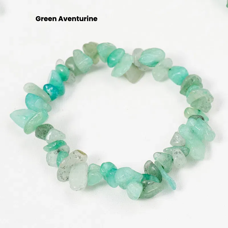 Natural crystal crushed stone bracelet - TerraDharma