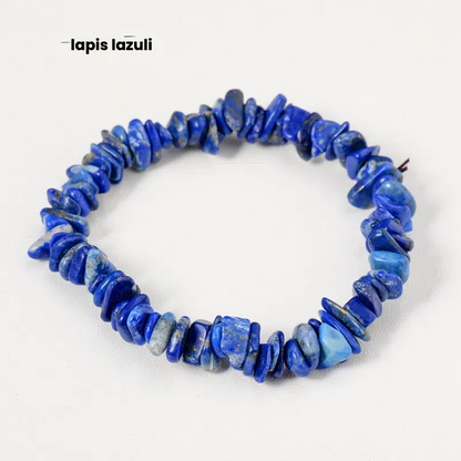 Natural crystal crushed stone bracelet - TerraDharma