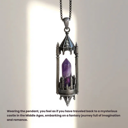 Terra Dharma Natural crystal castle pendant - TerraDharma