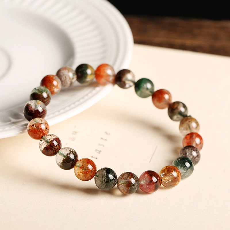 Natural Four Seasons Phantom Crystal Bracelet