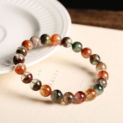 Natural Four Seasons Phantom Crystal Bracelet