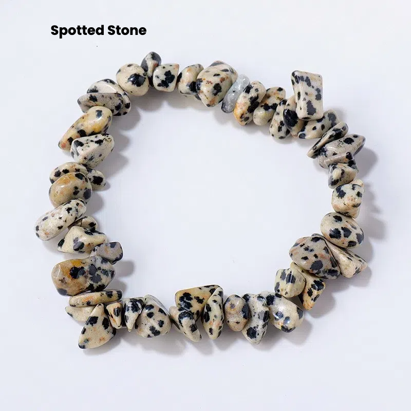 Natural crystal crushed stone bracelet - TerraDharma