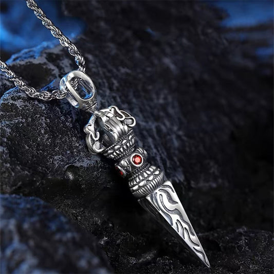 TerraDharma vajra pestle vajry pestle pendant - TerraDharma