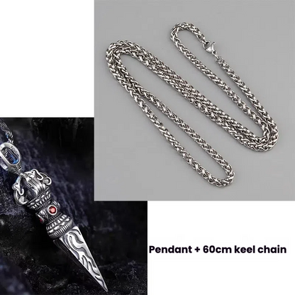 TerraDharma vajra pestle vajry pestle pendant - TerraDharma