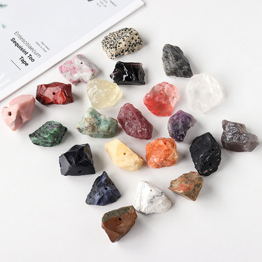 Natural Crystal Raw Stone Incense Holder