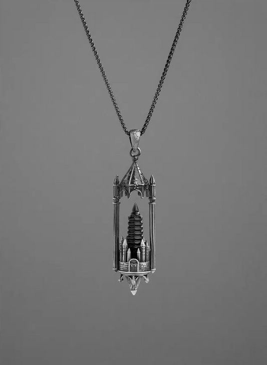 Terra Dharma Natural crystal castle pendant - TerraDharma