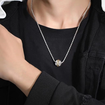 Nine-character Mantra Fortune-Turning Pearl Pendant