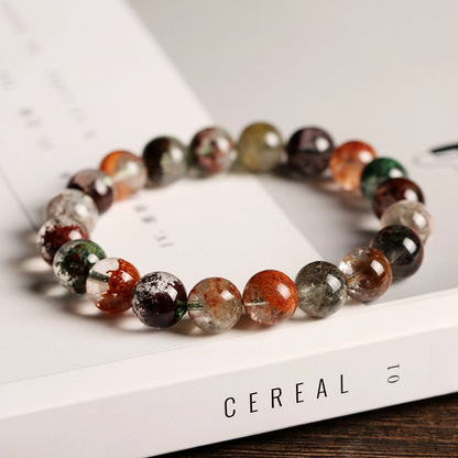 Natural Four Seasons Phantom Crystal Bracelet