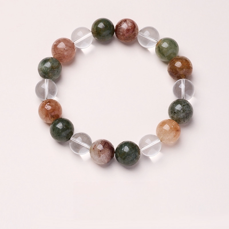 Natural Multi-precious Crystal Bracelet (Piezoelectric crystal)