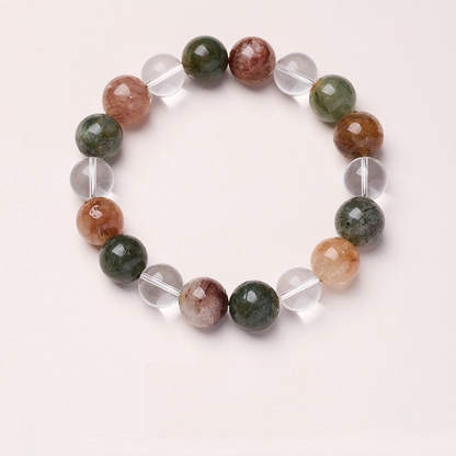 Natural Multi-precious Crystal Bracelet (Piezoelectric crystal)