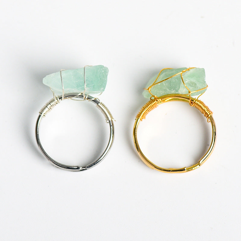 Natural stone movable mouth ring - TerraDharma