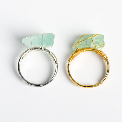 Natural stone movable mouth ring - TerraDharma