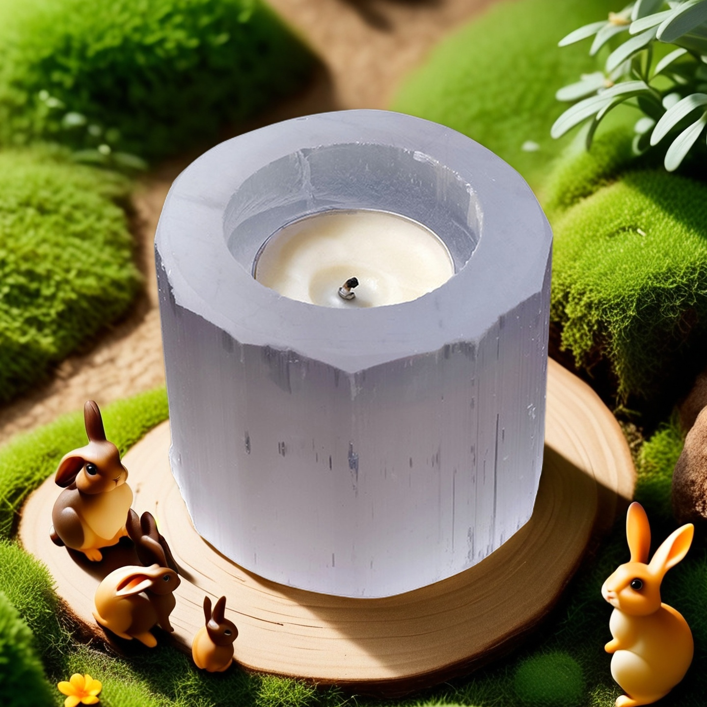 Natural Crystal Candlestick Ornaments