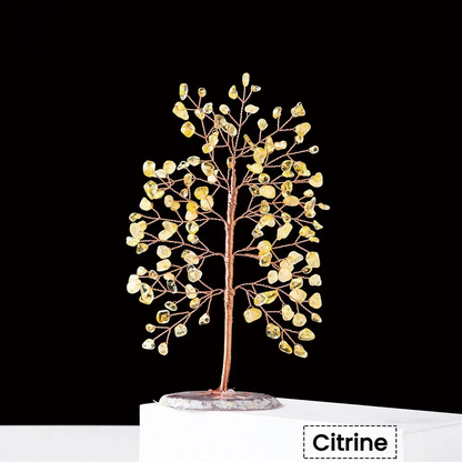 Natural Crystal Life Tree ornament - TerraDharma