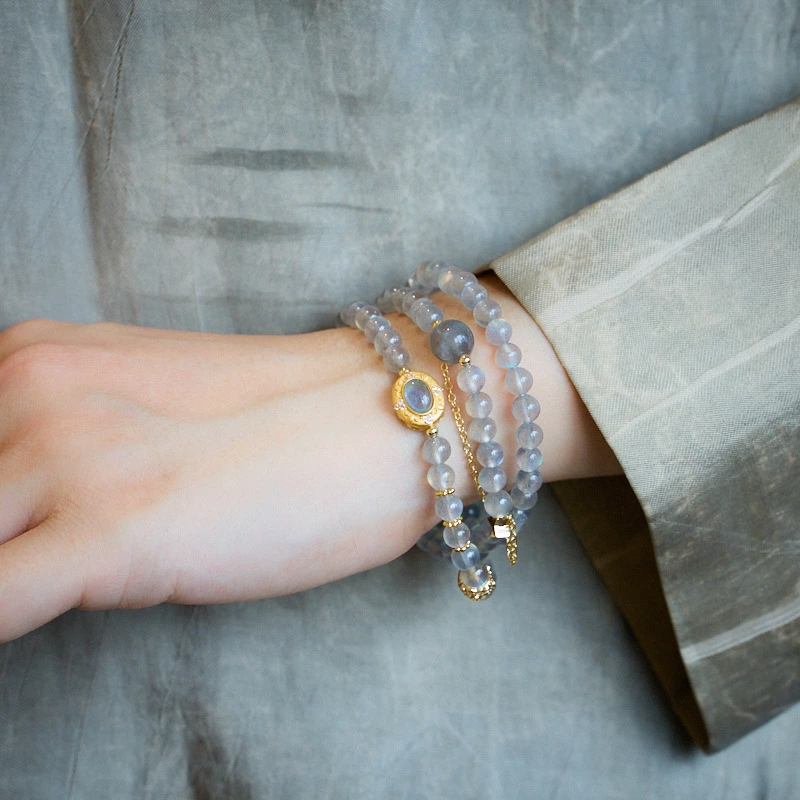 Natural Moonstone Crystal Bracelet