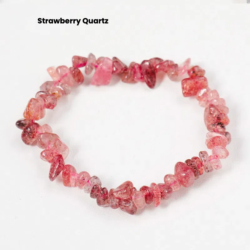 Natural crystal crushed stone bracelet - TerraDharma