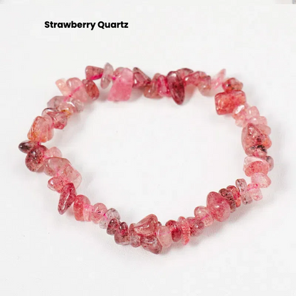 Natural crystal crushed stone bracelet - TerraDharma