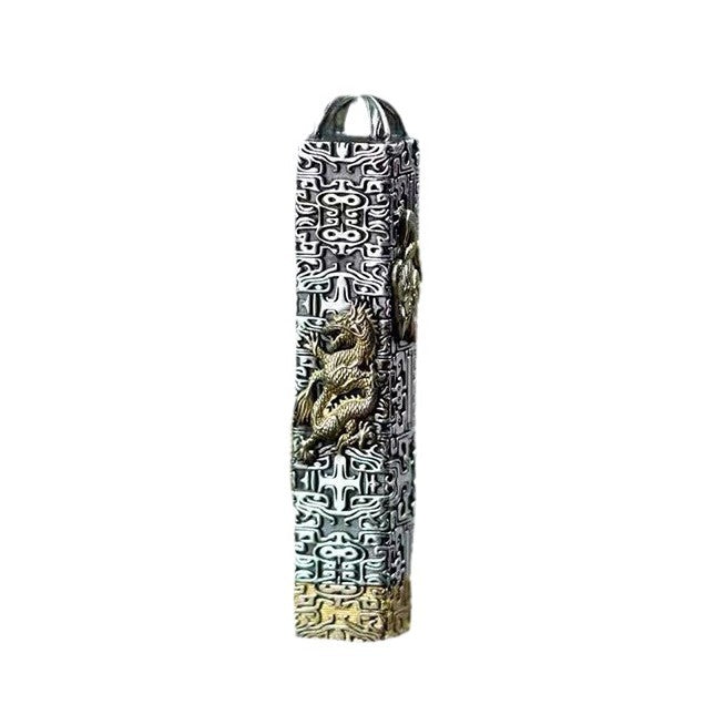A pendant featuring the mythical auspicious beasts of the Four Symbols: the Blue Dragon, the White Tiger, the Vermilion Bird and the Black Tortoise - TerraDharma