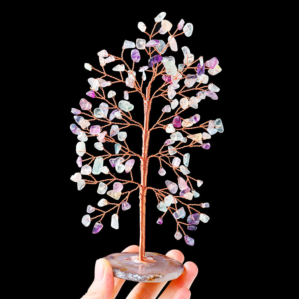 Natural Crystal Life Tree ornament - TerraDharma