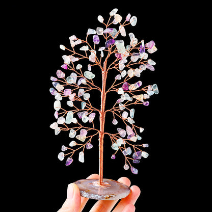 Natural Crystal Life Tree ornament - TerraDharma
