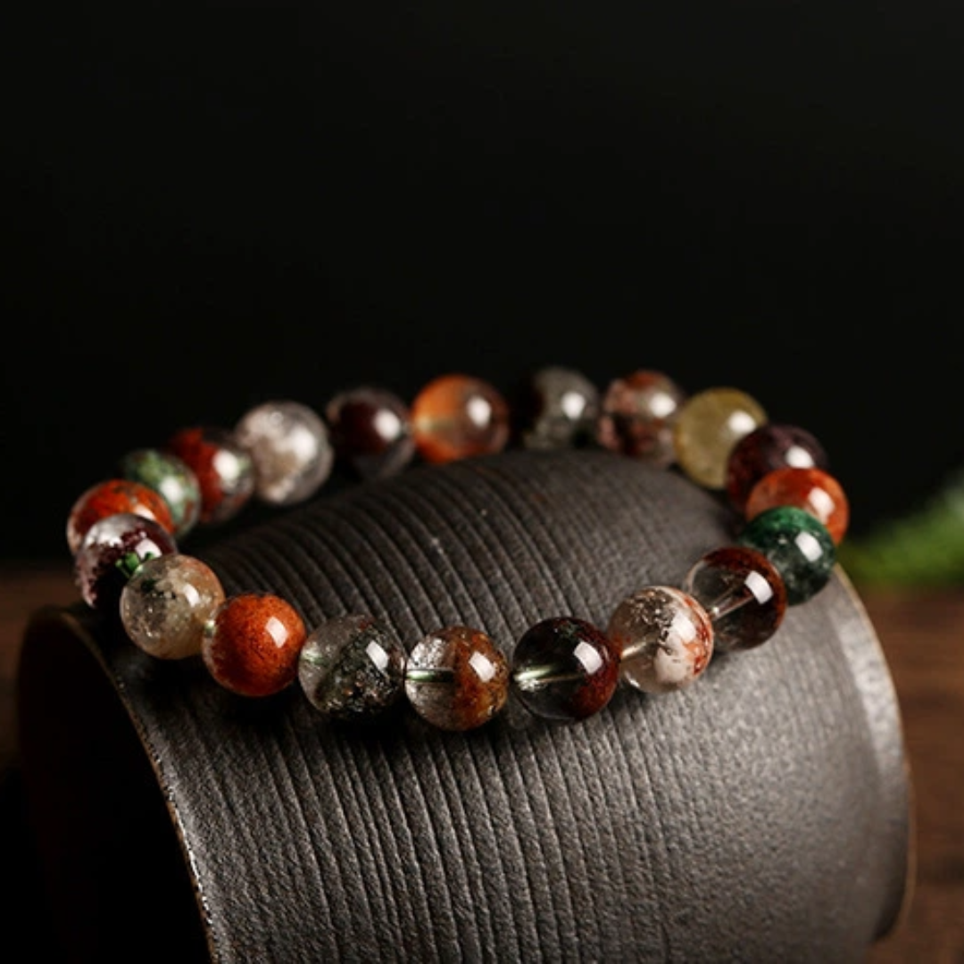 Natural Four Seasons Phantom Crystal Bracelet