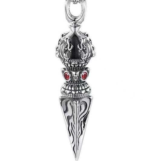 TerraDharma vajra pestle vajry pestle pendant - TerraDharma